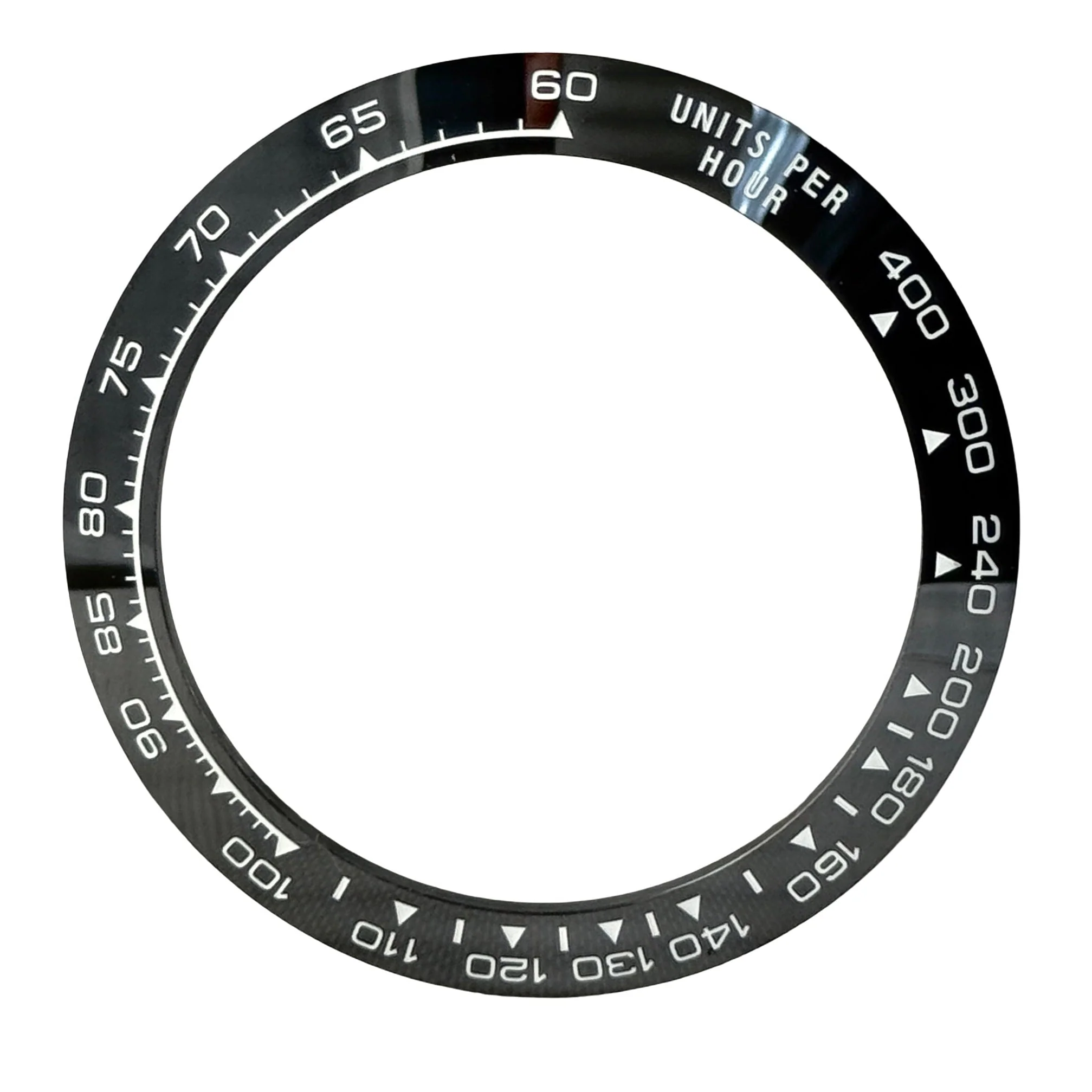 116500 Ceramic Bezel Insert (Black/White) to Fit Rolex Daytona Sapphire Model