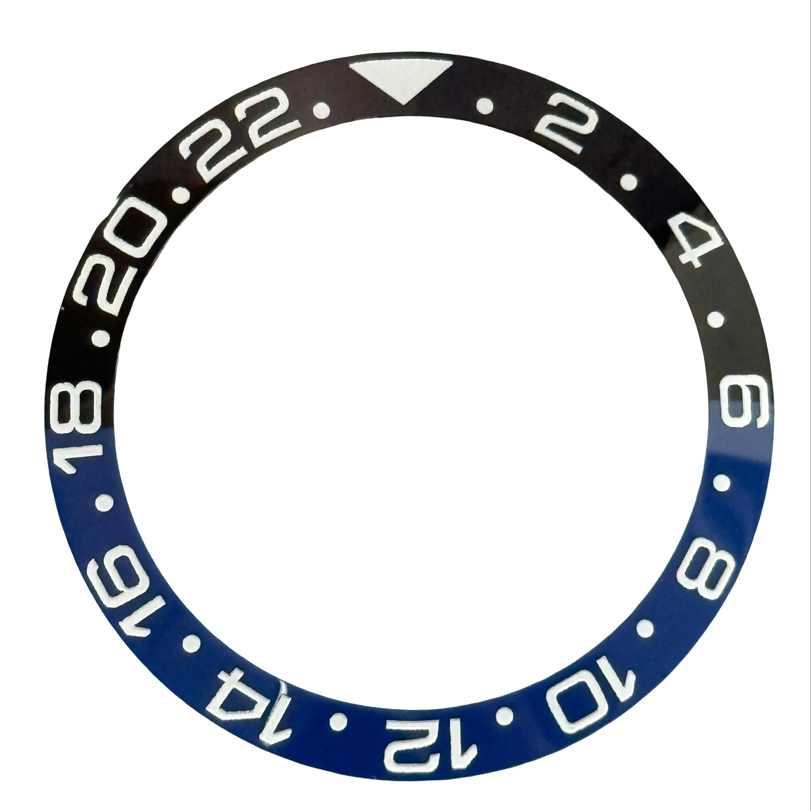 116710 Bezel Insert (Black/Blue) Batman to Fit Rolex GMT Sapphire Model