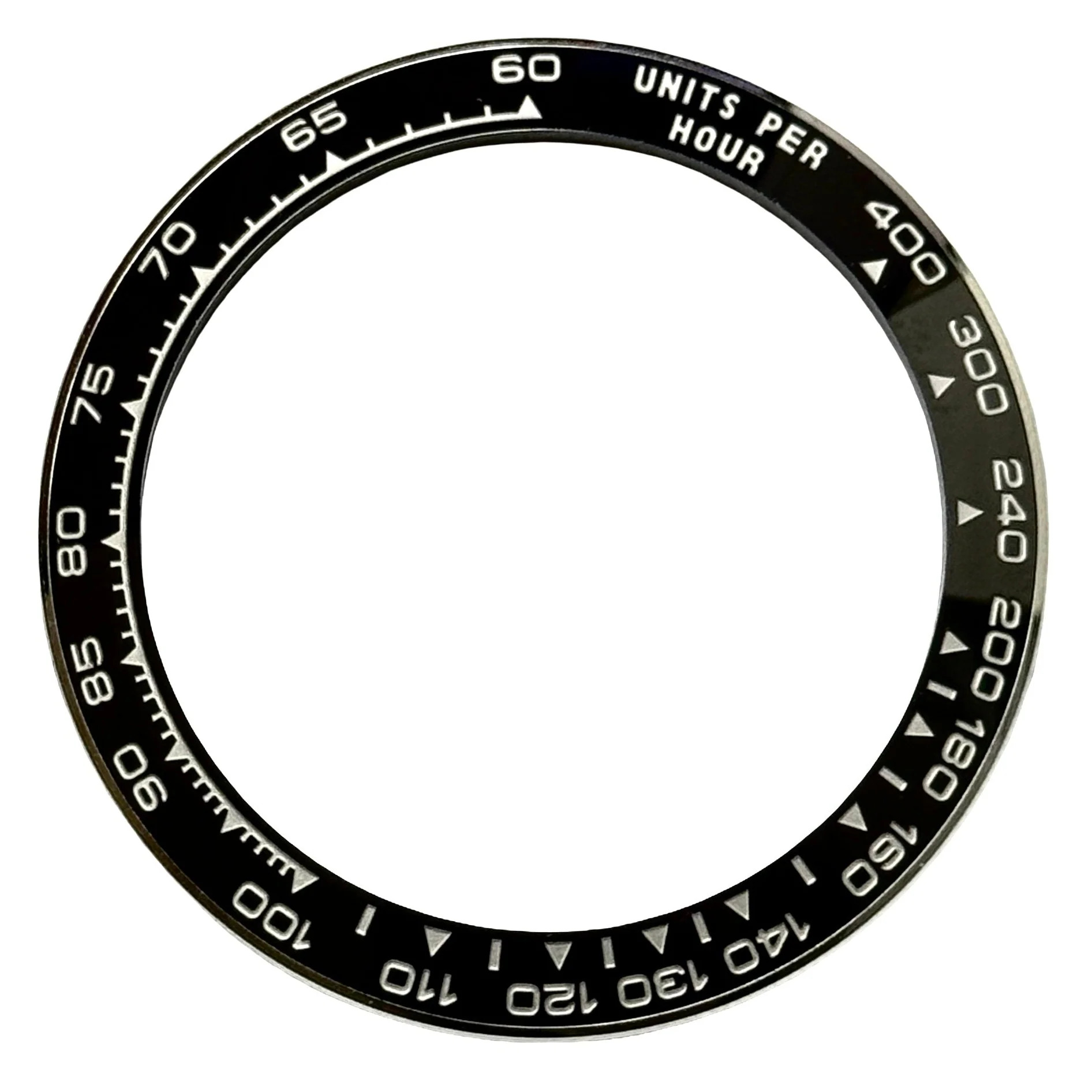 126500 Ceramic Bezel Insert (Black/White) to Fit Rolex Daytona Model