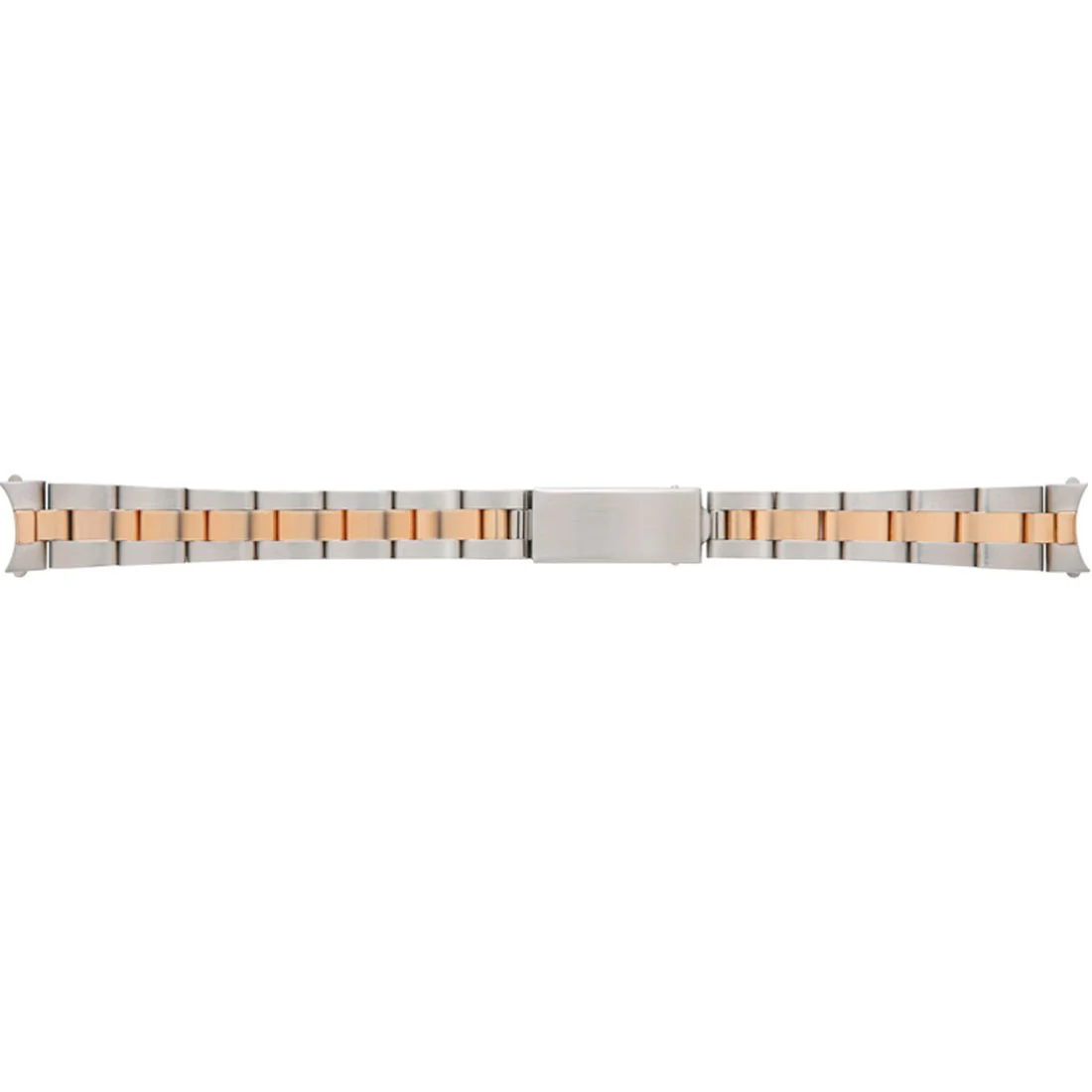 13mm Italian Oyster Style 14K Yellow Gold & Stainless Steel Two-Tone Band