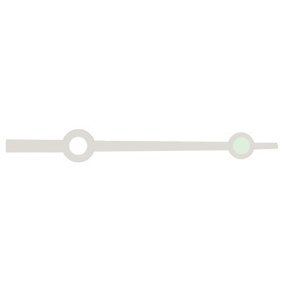 17 Nickel Luminous Sports Sweep Hands (12.0mm)
