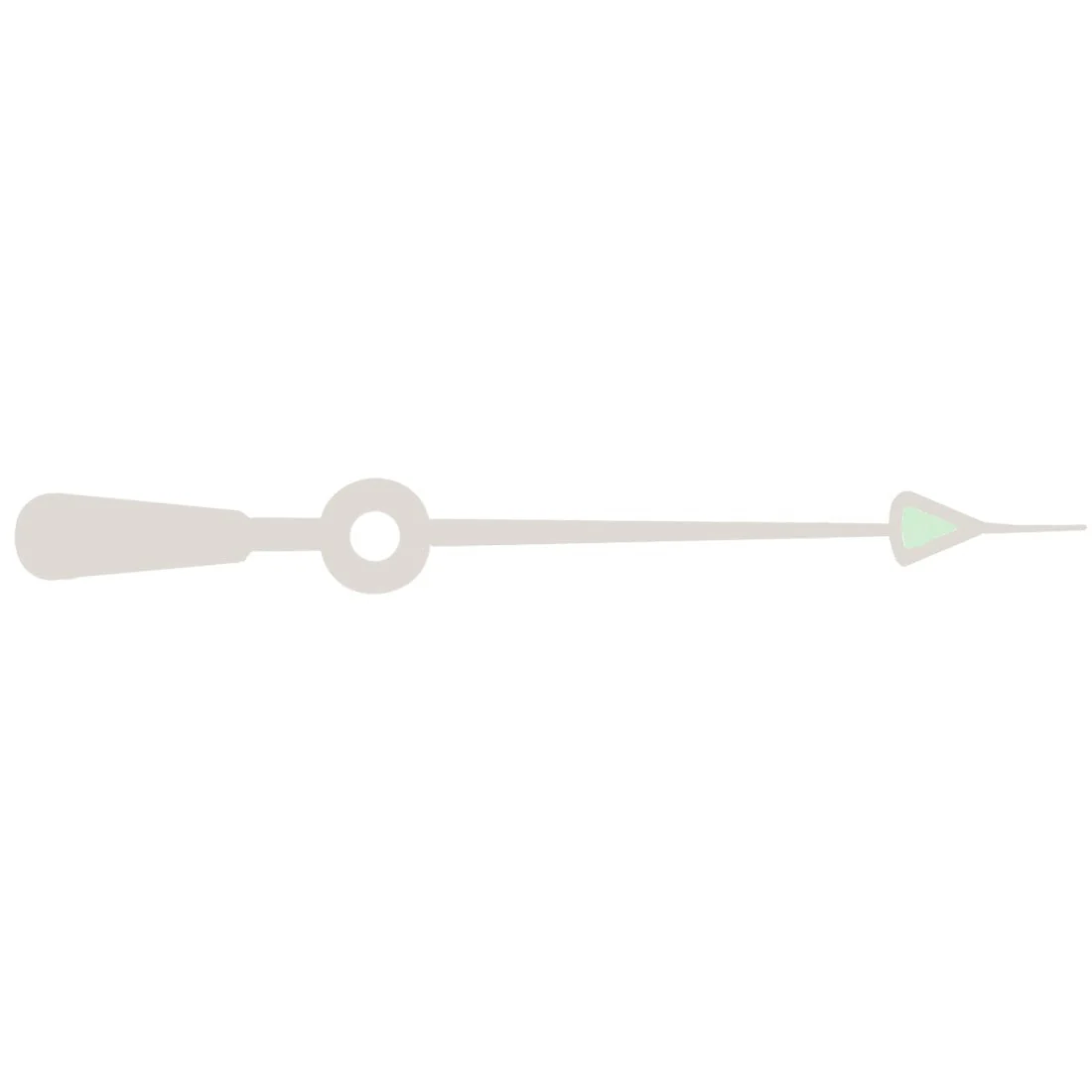 20 Nickel Luminous Sports Spade Sweep Hands (10.0mm)