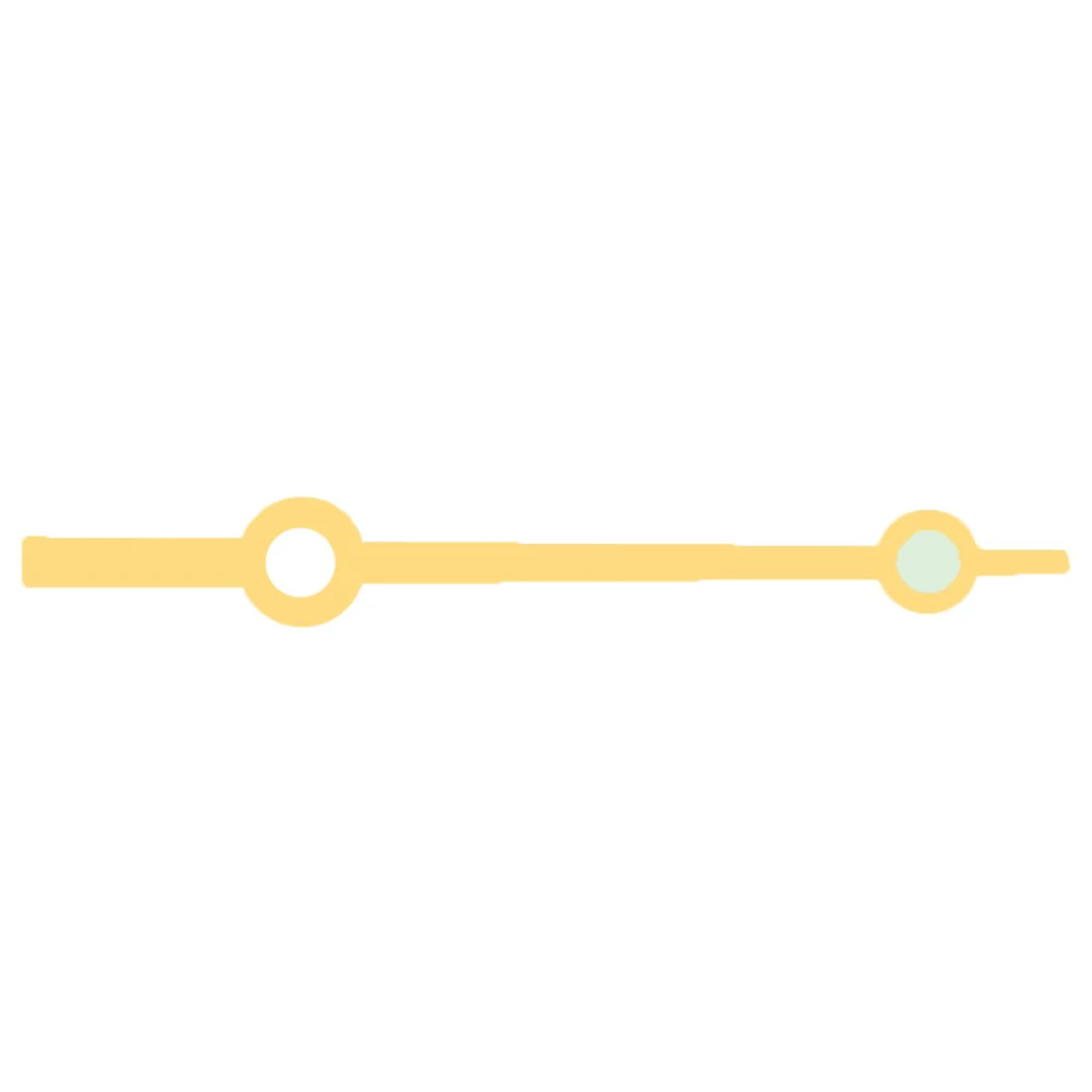 17 Yellow Luminous Sports Sweep Hands (8.0mm)