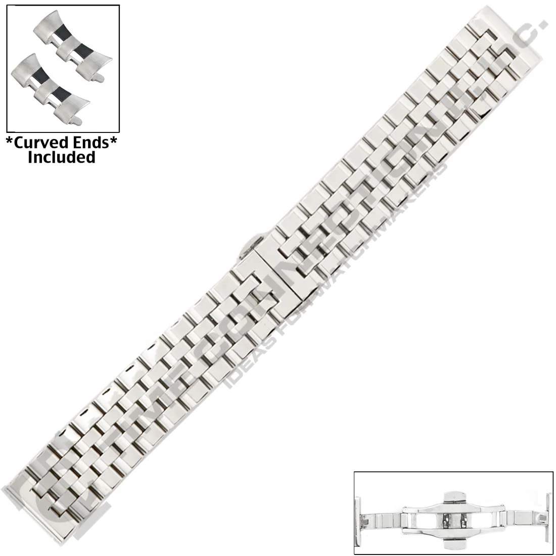 8007 Series Solid Stainless Steel Metal Bands (Straight or Curved Ends) - Image 2