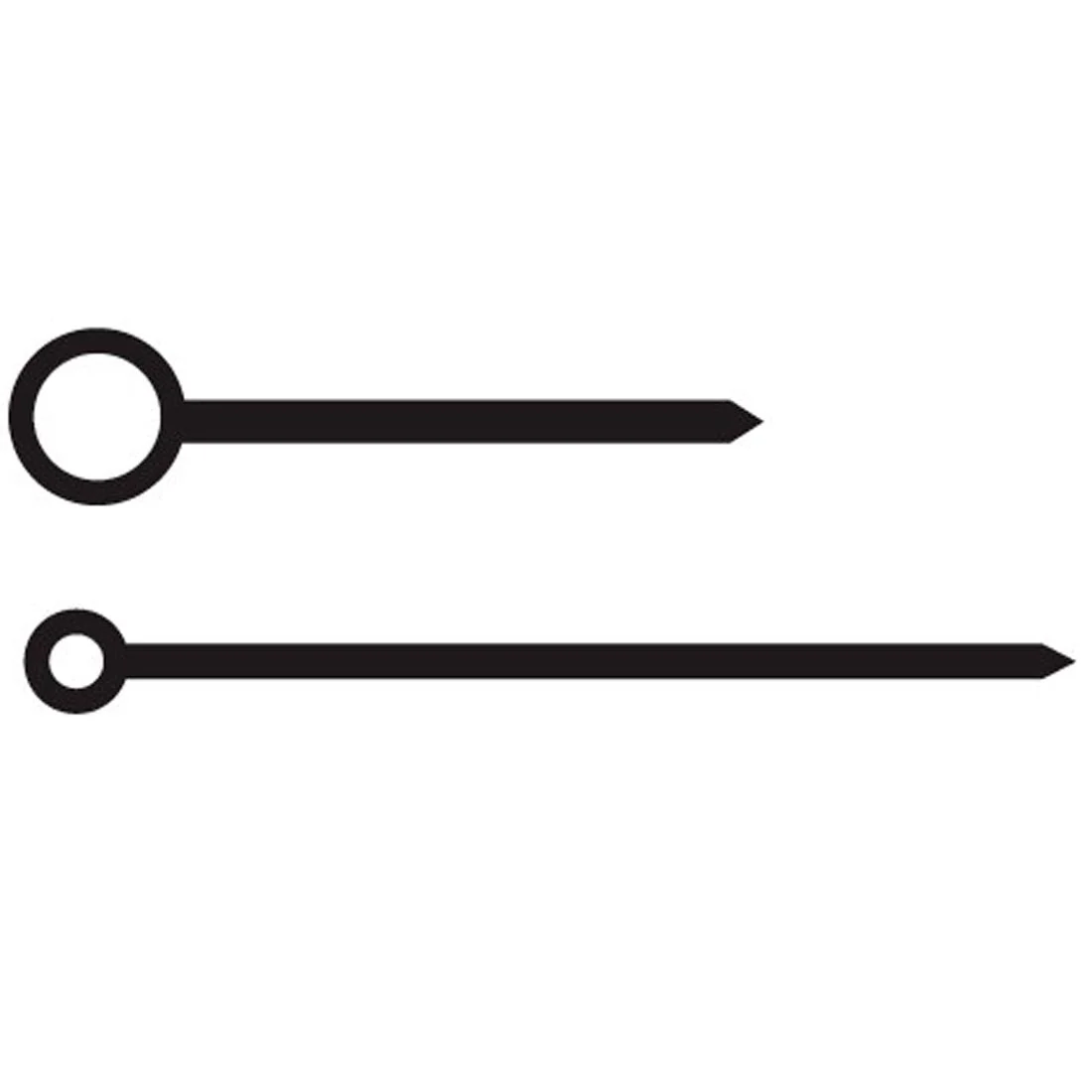 Black Japan Made Stick Hands