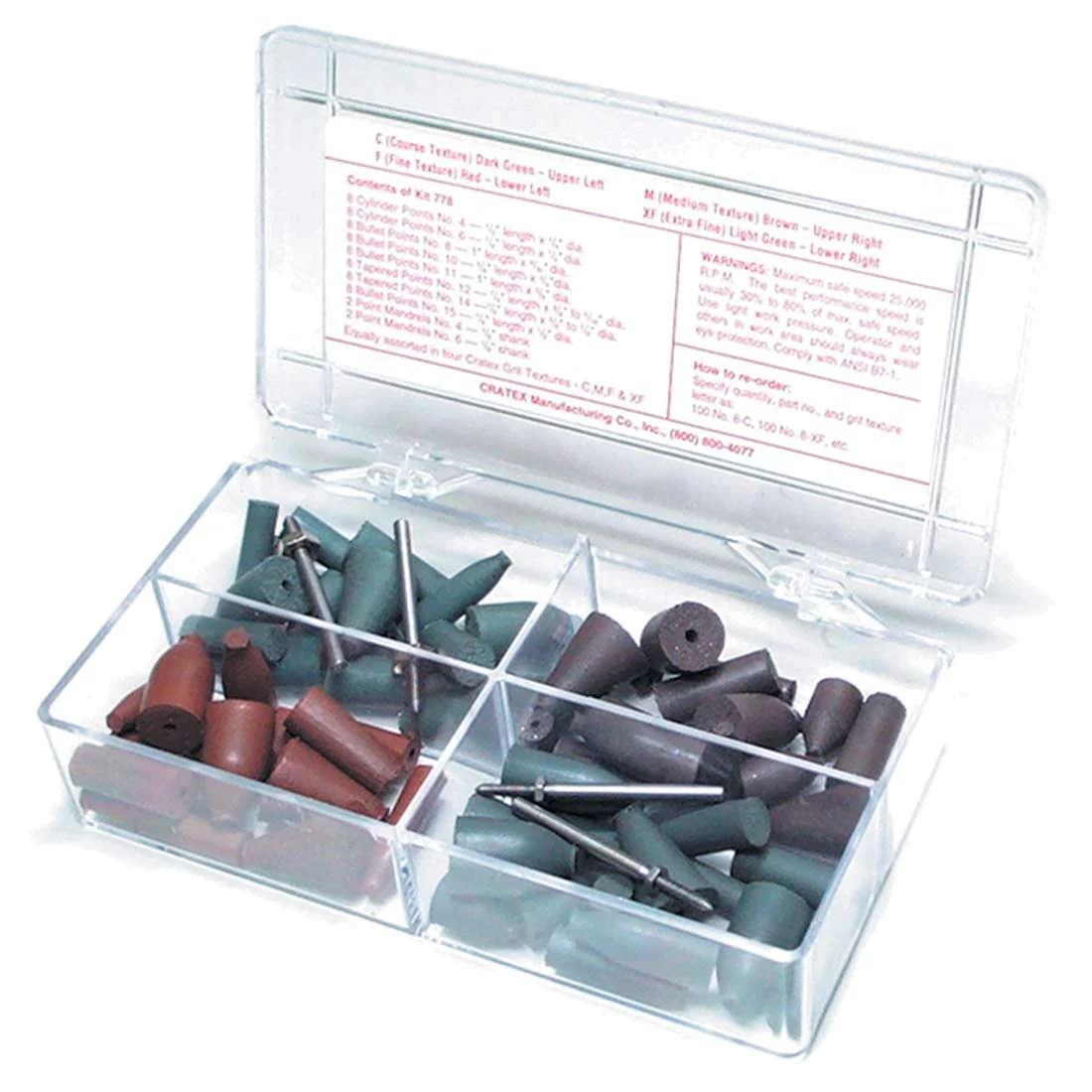 AB-241, Cratex 69 Pieces Point Kit