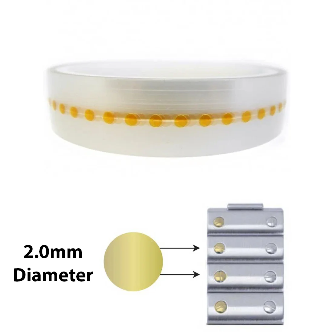 Amber Polyimide Protection Polishing Dots / Film Sheets for Cartier Watches - Image 6