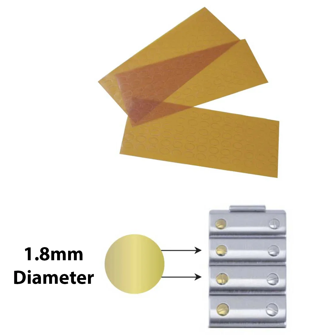 Amber Polyimide Protection Polishing Dots / Film Sheets for Cartier Watches - Image 4