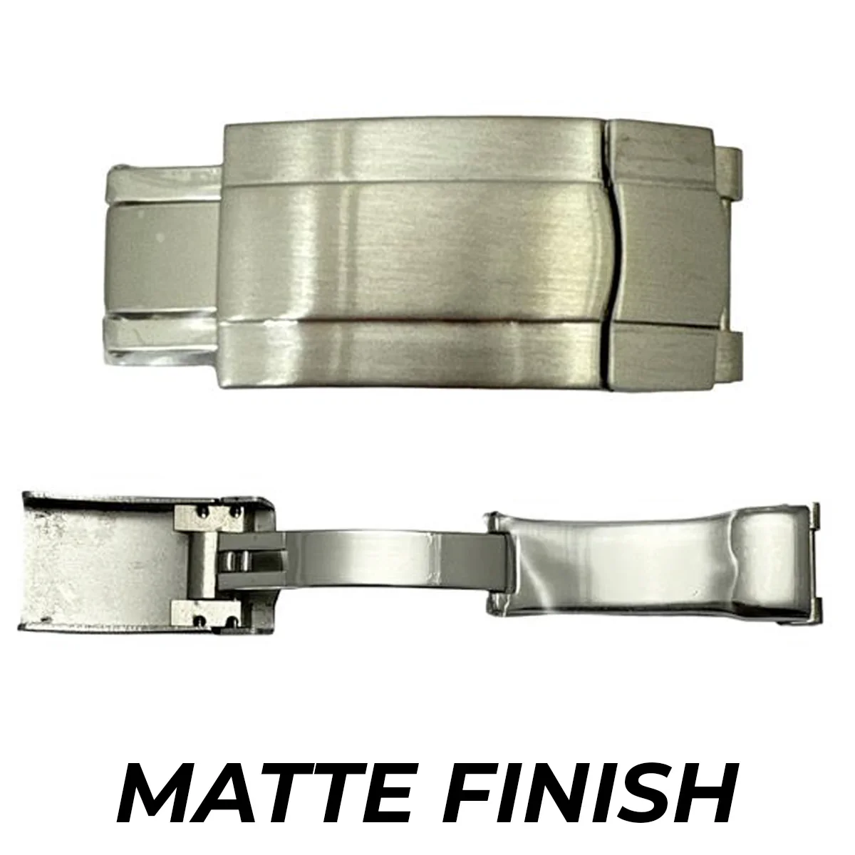 BC38, Stainless Steel Watch Buckle Clasp Fits Rolex (16mm) - Image 3