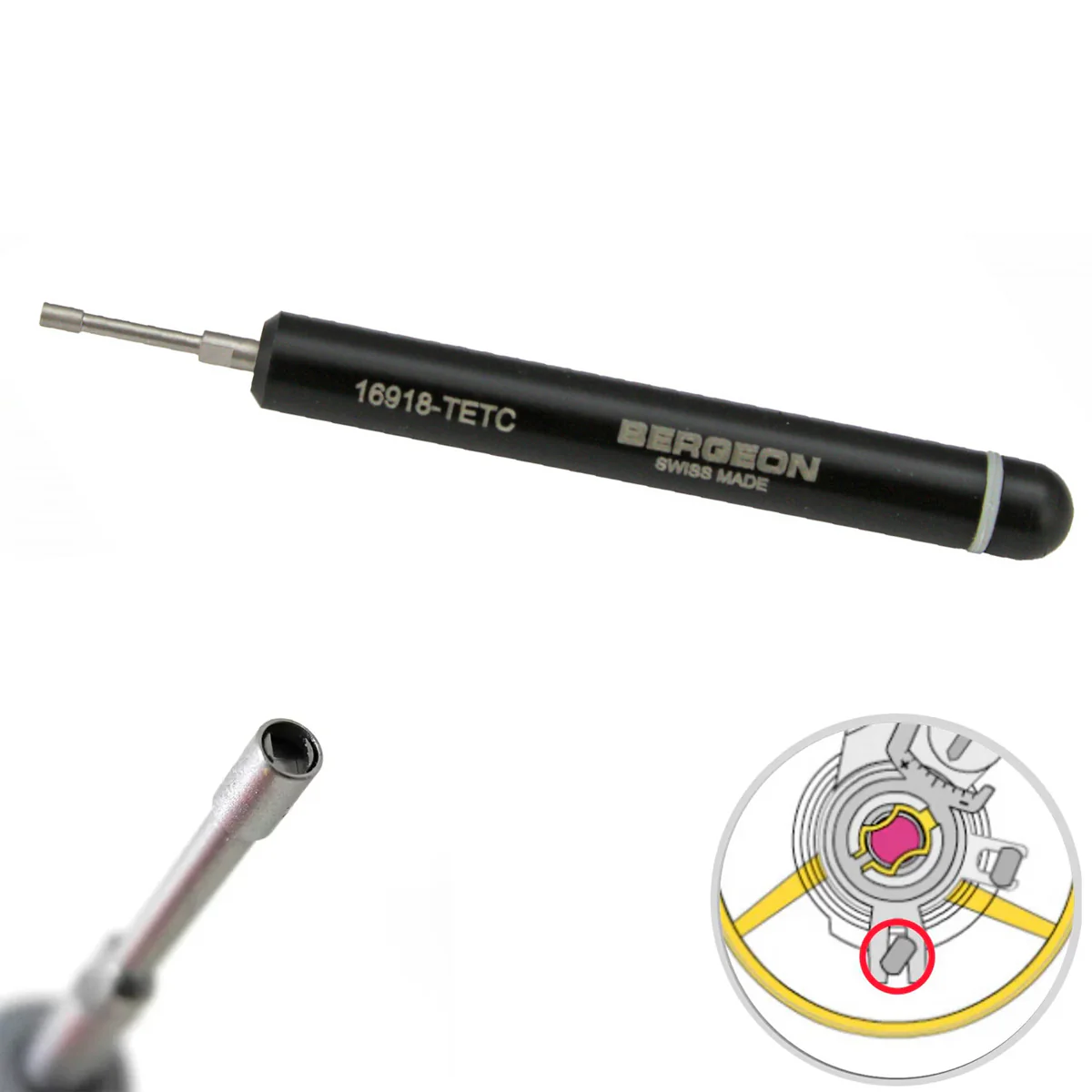 Bergeon 16918-TETC ETACHRON Regulator Adjusting Screwdriver Tool