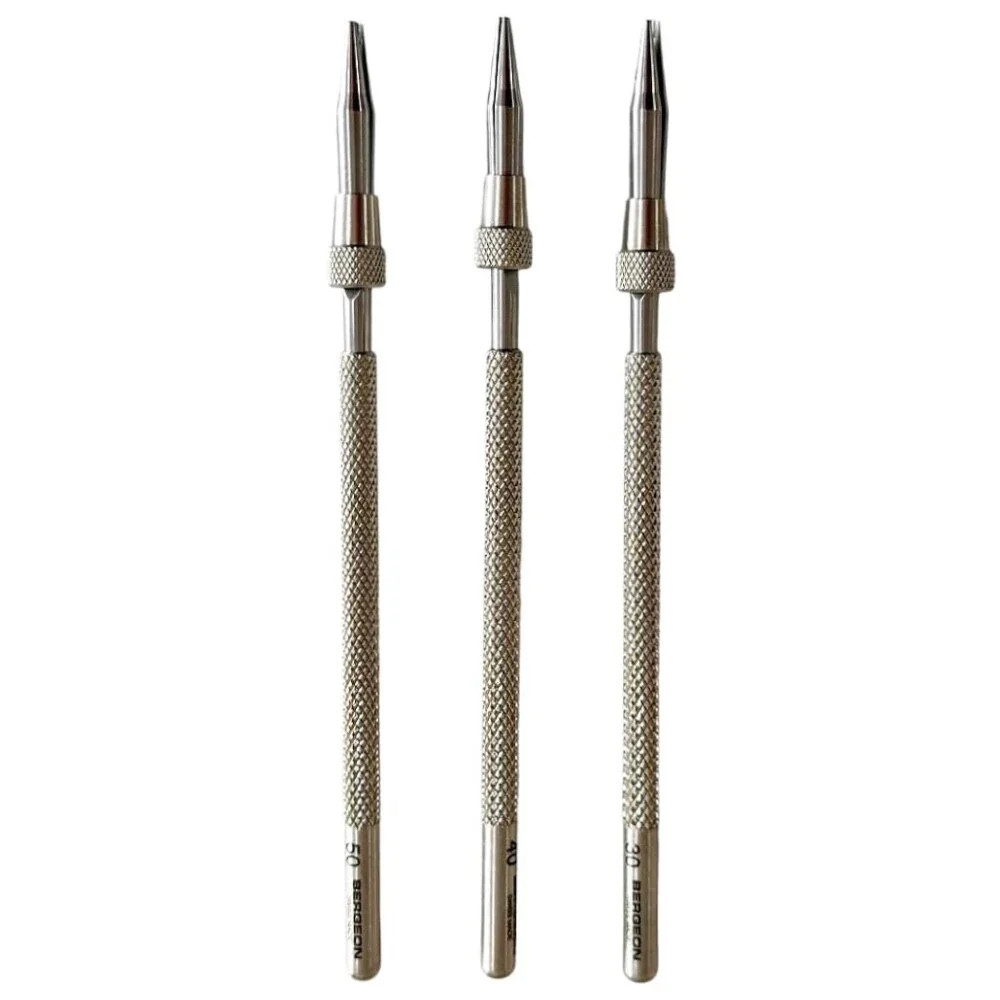 Bergeon 2566 Assortment of Holders for Balance Screws & More (Ø0.30, 0.40, 0.50mm)