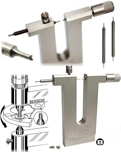 Bergeon 30209 Extractor for Removing Broken & Stripped Screws with 2 Driving Pins - Image 2
