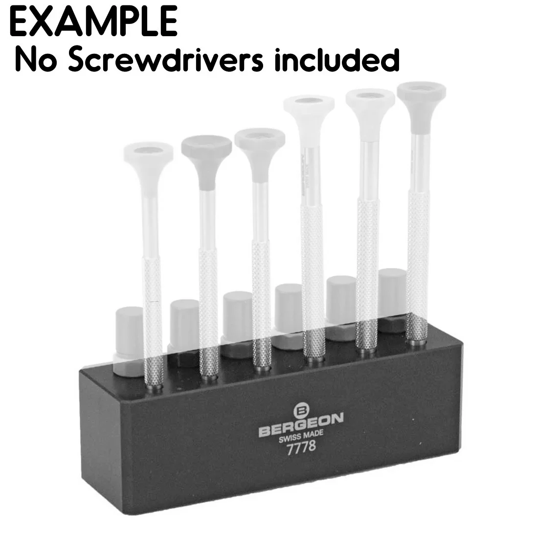 Bergeon 7778-S Stand for 6 Screwdrivers for Watchmakers for Model No. 7778 / 30081 - Image 2