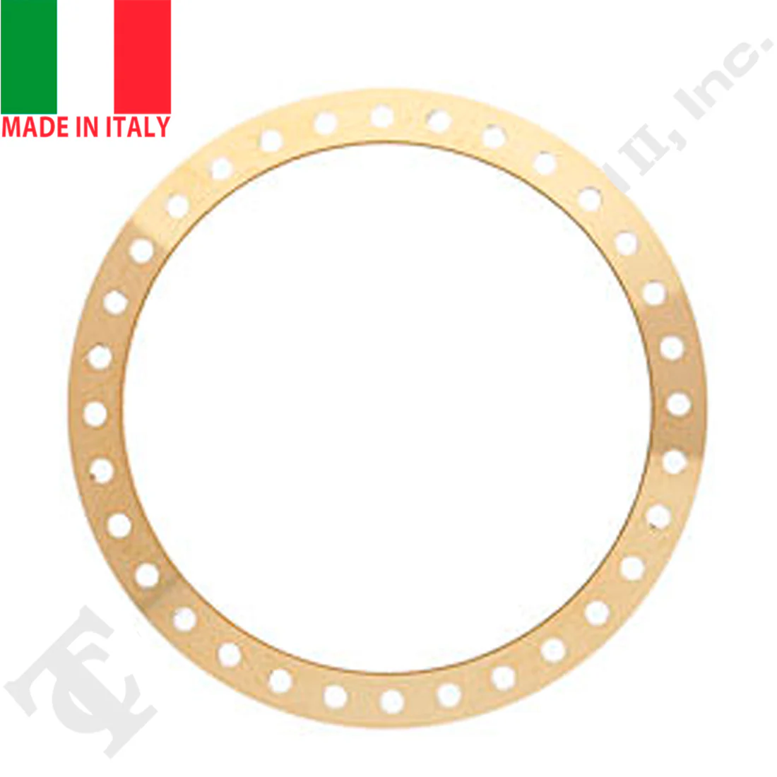 Bezel (18K Yellow Gold) Diamond Bezel to fit Lady's Rolex Crystal 25-206 (Bead Set 32 Holes)