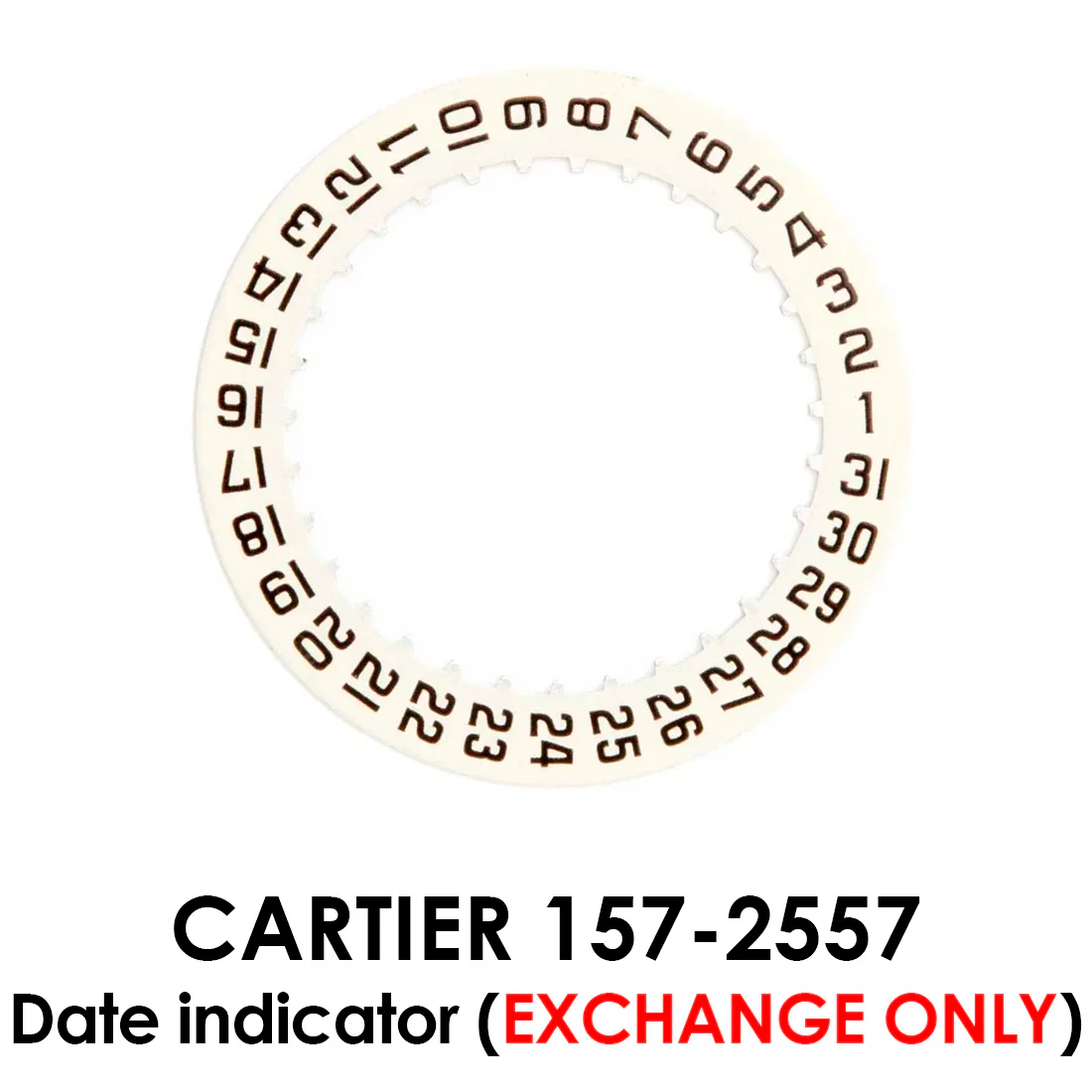 Watch Repair Internal Parts for Cartier 157 - Image 14