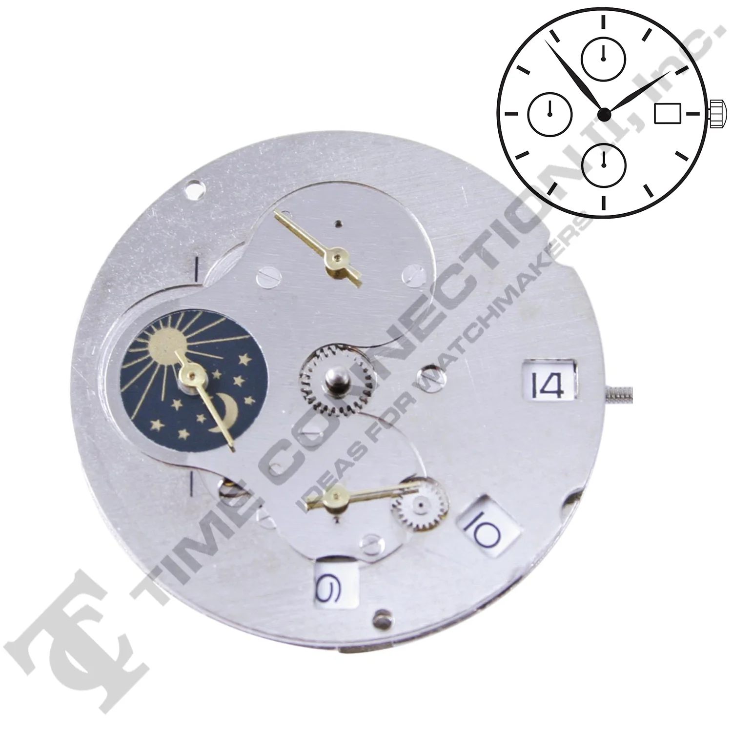 Chinese DG3806-EB Automatic Movement - Image 2