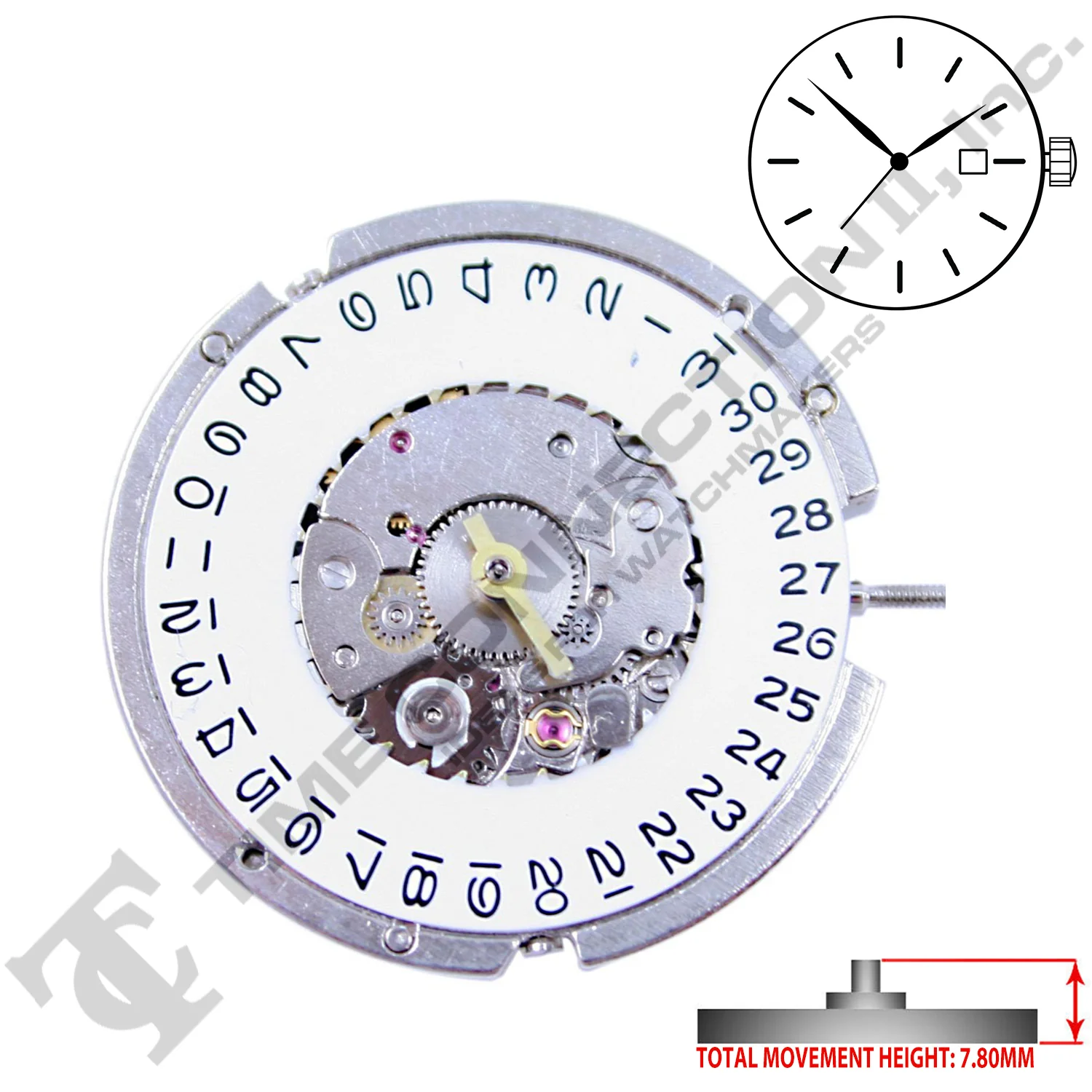 Chinese ST6D-G Automatic Movement Ht. 7.80MM - Image 2