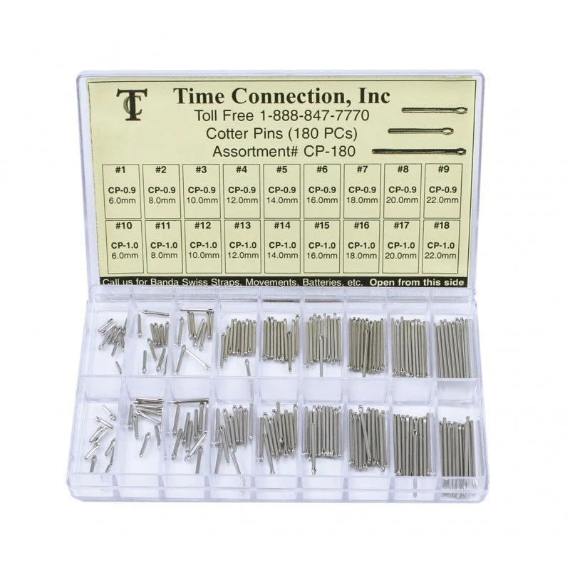 CP-180, Cotter Pins Thickness 0.9 & 1.0mm (8.0~24.0mm)