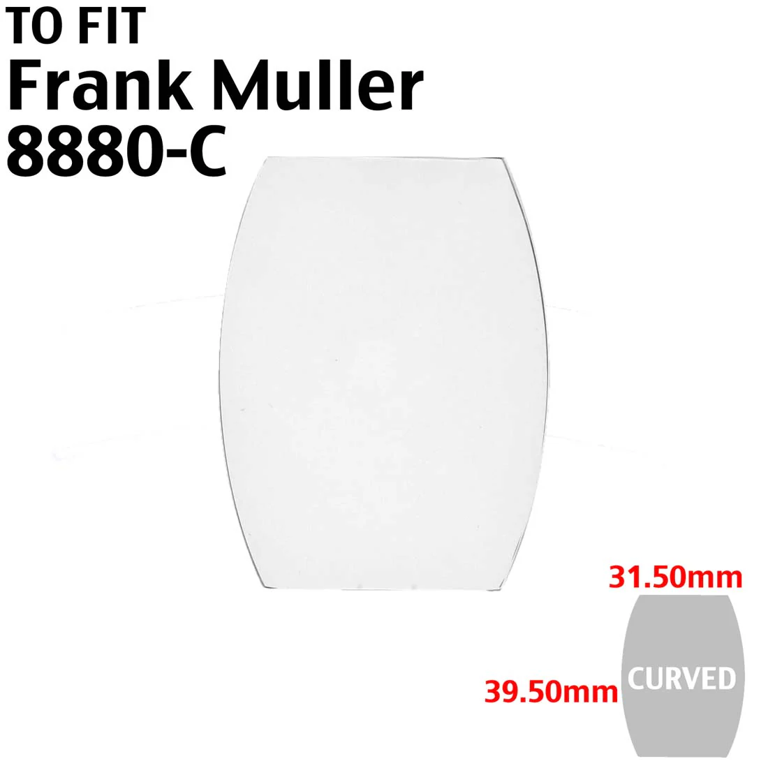 Designer Crystals Made to Fit Franck Muller Name Brand Watches - Image 8