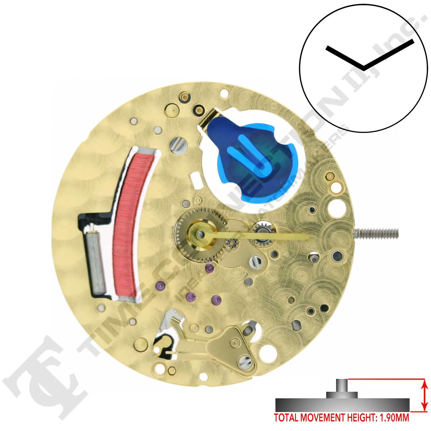 ETA 210.001 2 Hands Swiss Made Quartz Movement Ht. 1.90MM - Image 2