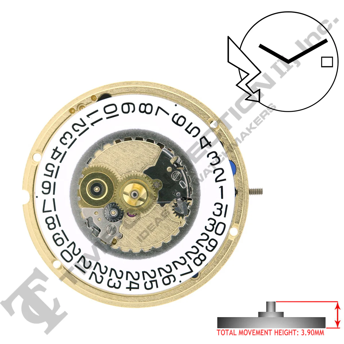 ETA 955.412 2 Hands Swiss Made Quartz Movement (Various Dates) - Image 2