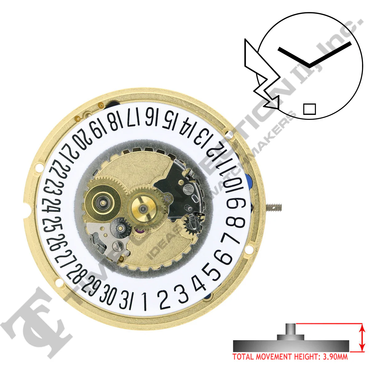 ETA 955.412 2 Hands Swiss Made Quartz Movement (Various Dates) - Image 3