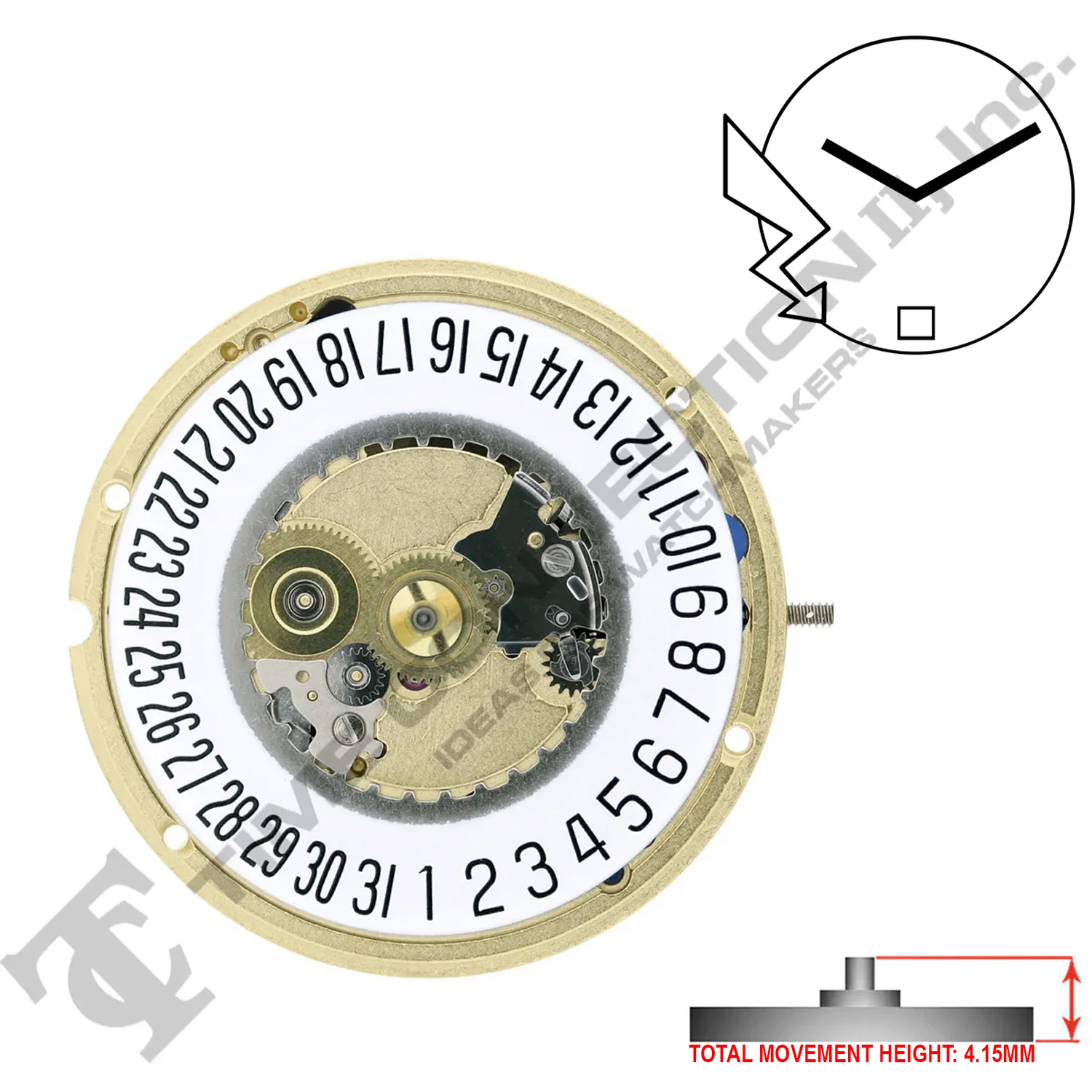 ETA 955.412 2 Hands Swiss Made Quartz Movement (Various Dates) - Image 4