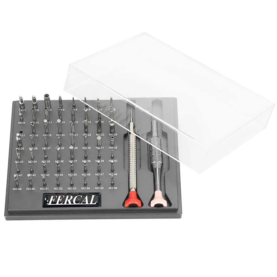Fercal Screwdriver Alloy Set with 56 Pieces Professional Tool Kit For High End Watches - Image 4