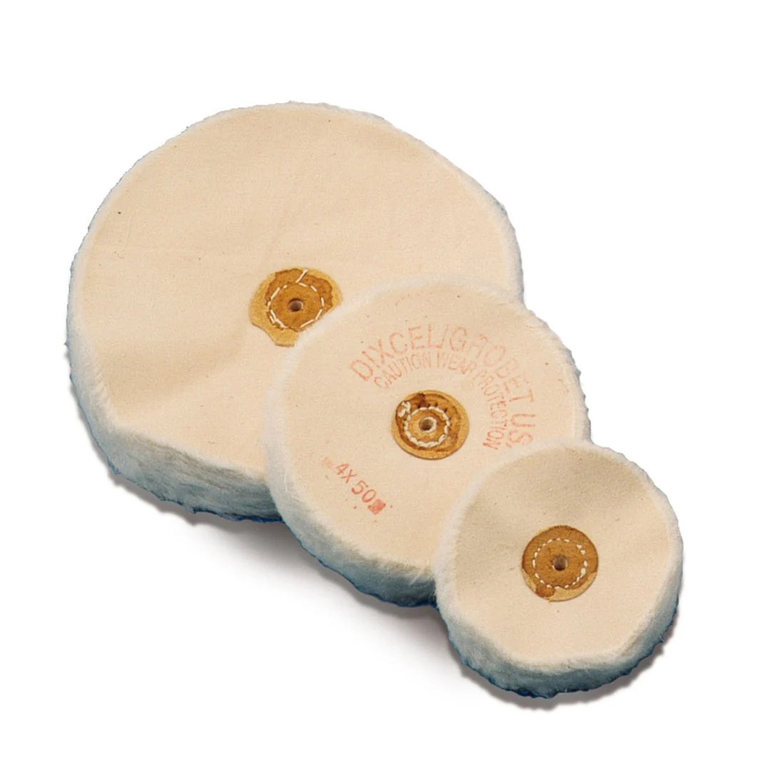 Finex Muslin Loose Buff with Leather Centers