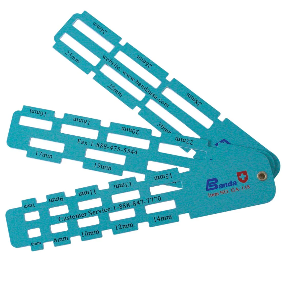 GA-138, Watch Band Gauge (Size 6~30mm)