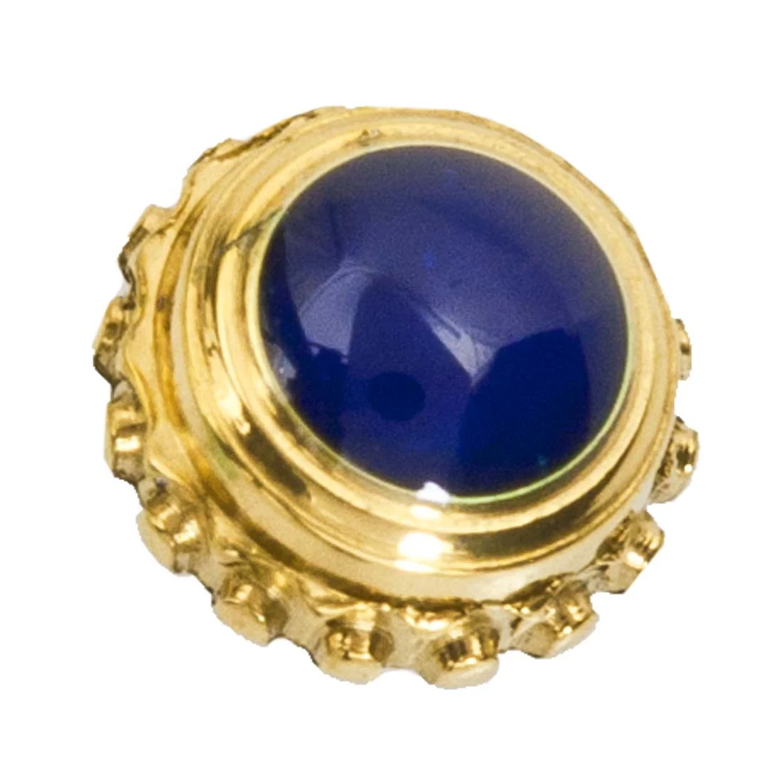 Replacement Crown for Cartier 4.35mm with Blue Stone - Image 2