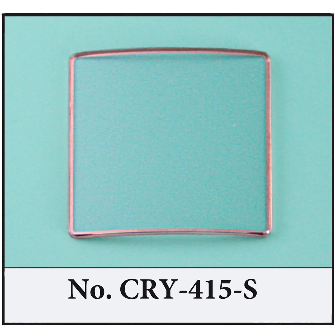 Sapphire Crystals for Cartier Double Curved, Rose Gold Trim