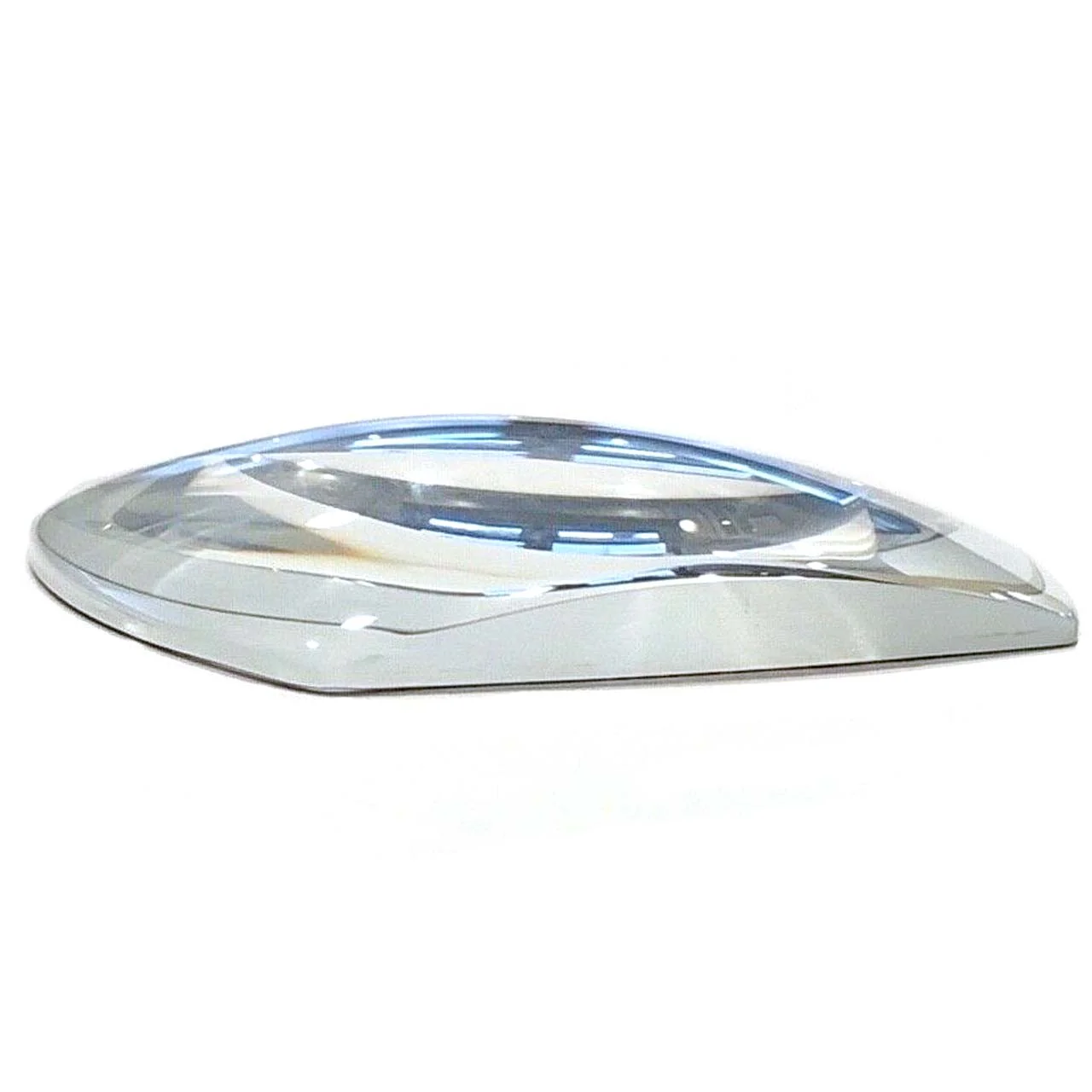 Generic Magnifying Mineral Crystal for Invicta Brand Watch Crystal #121 (42.00 x 34.00 x 7.50mm) Yellow Trim - Image 2