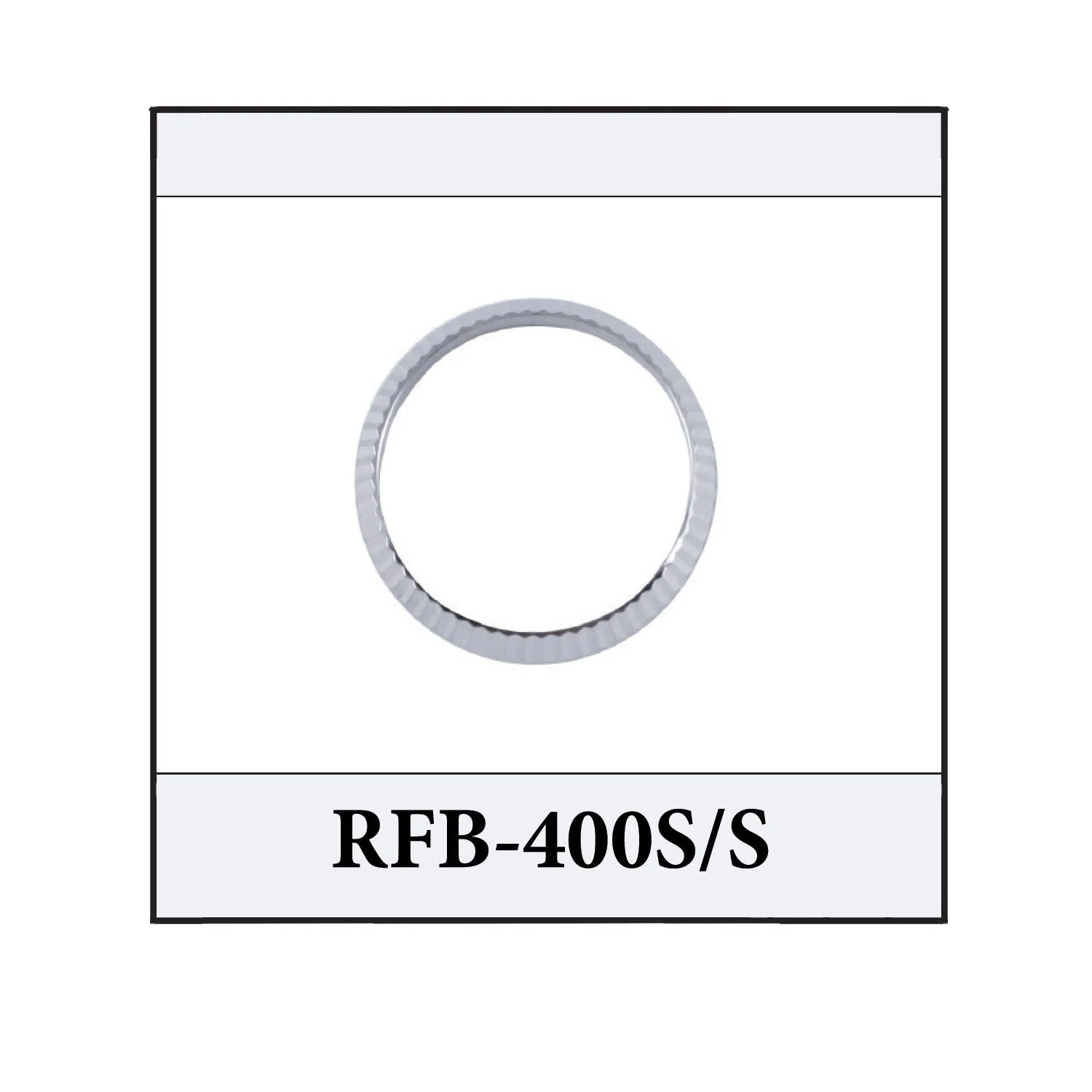Generic Rolex Stainless Steel Fluted Bezel