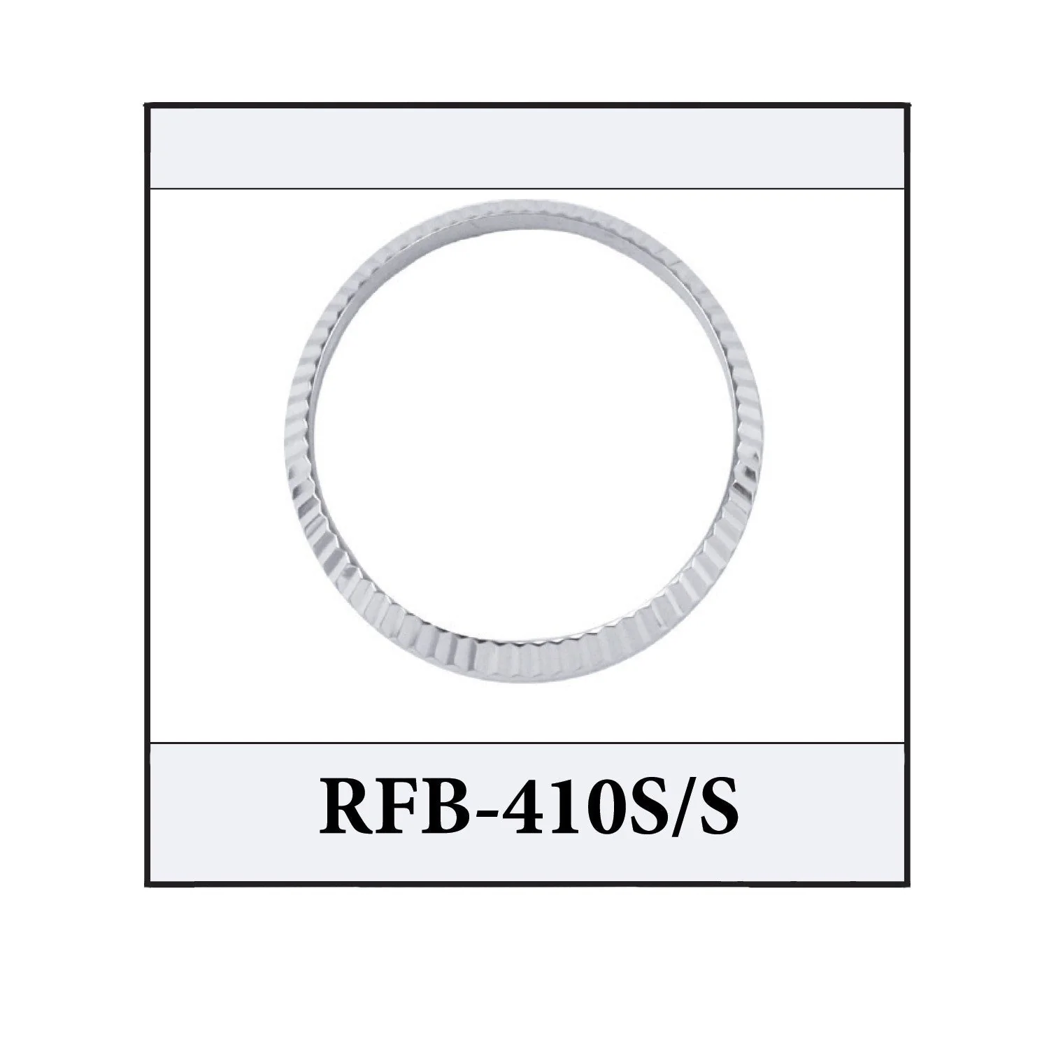 Generic Rolex Stainless Steel Fluted Bezel - Image 2