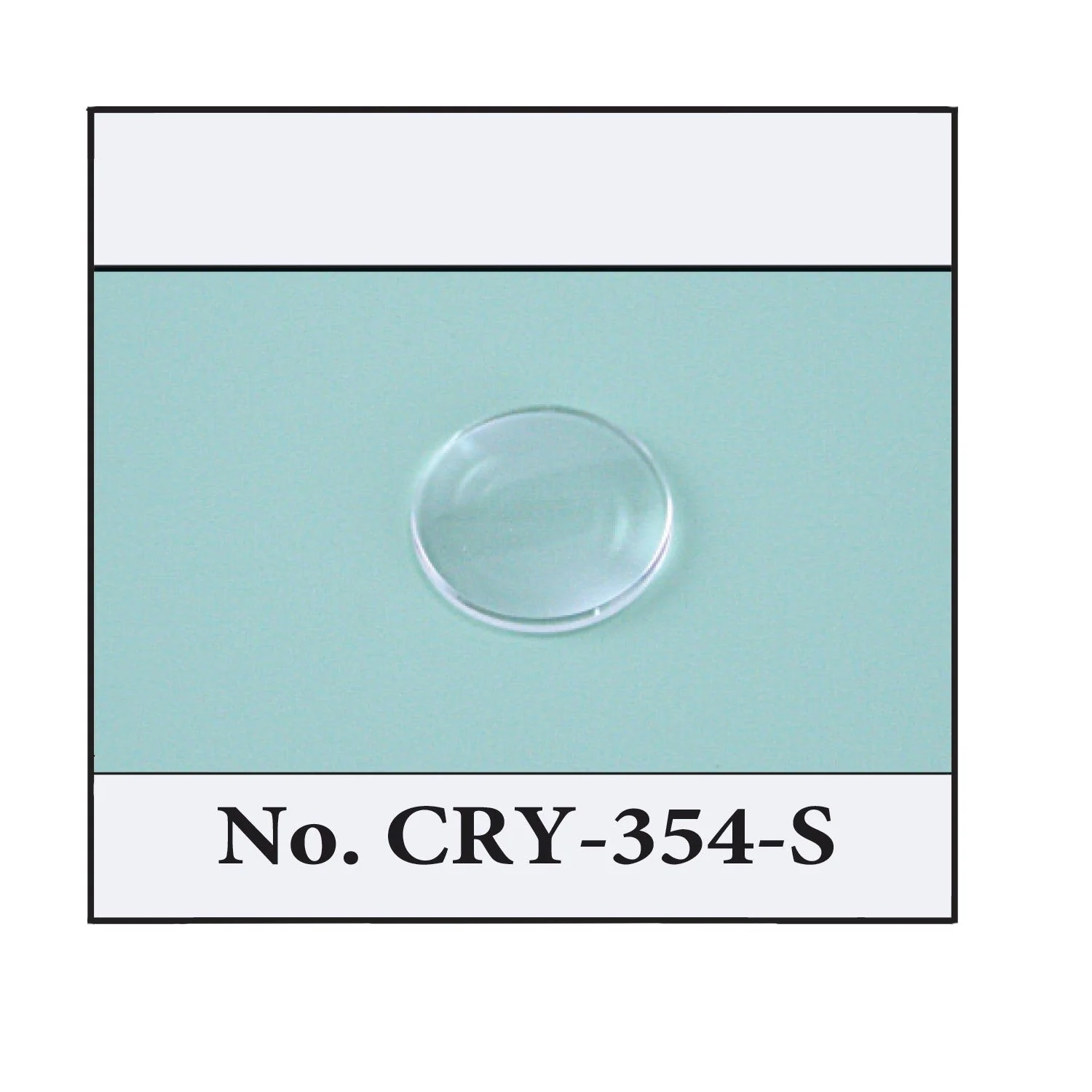 Generic Sapphire Crystals for LONGINE Single Curved (16.50mm x 1.15mm) Ht. 1.80mm