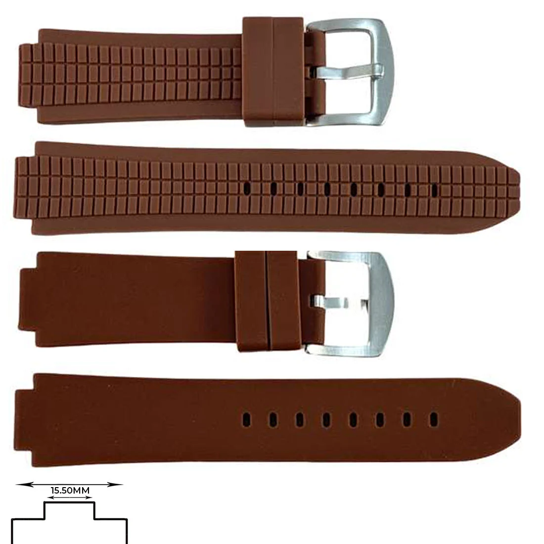 Genuine Polyurethane Sports Straps (22.5mm) Notch 15.5mm - Image 3