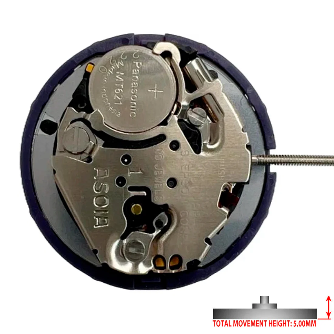 Hattori AS01 3 Hands Japan Solar Movement HT 5.00MM