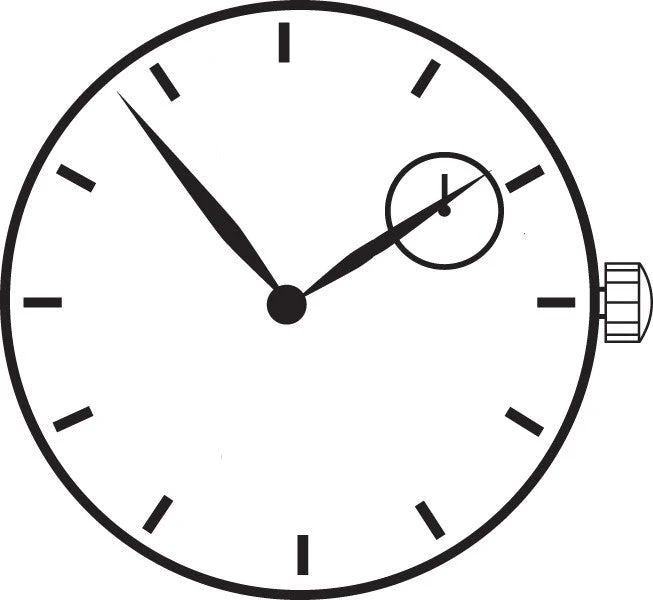 Hattori VD72 2 Hands Japan Quartz Movement (Various Heights) - Image 2
