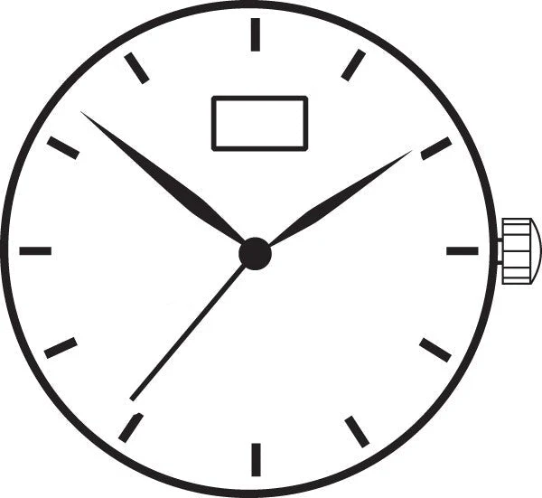 Hattori VJ76 Big Date 12 Japan Quartz Movement (Various Heights) - Image 2