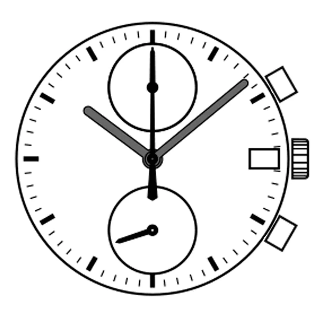 Hattori VK61 Japan Quartz Movement Ht. 7.50MM - Image 2