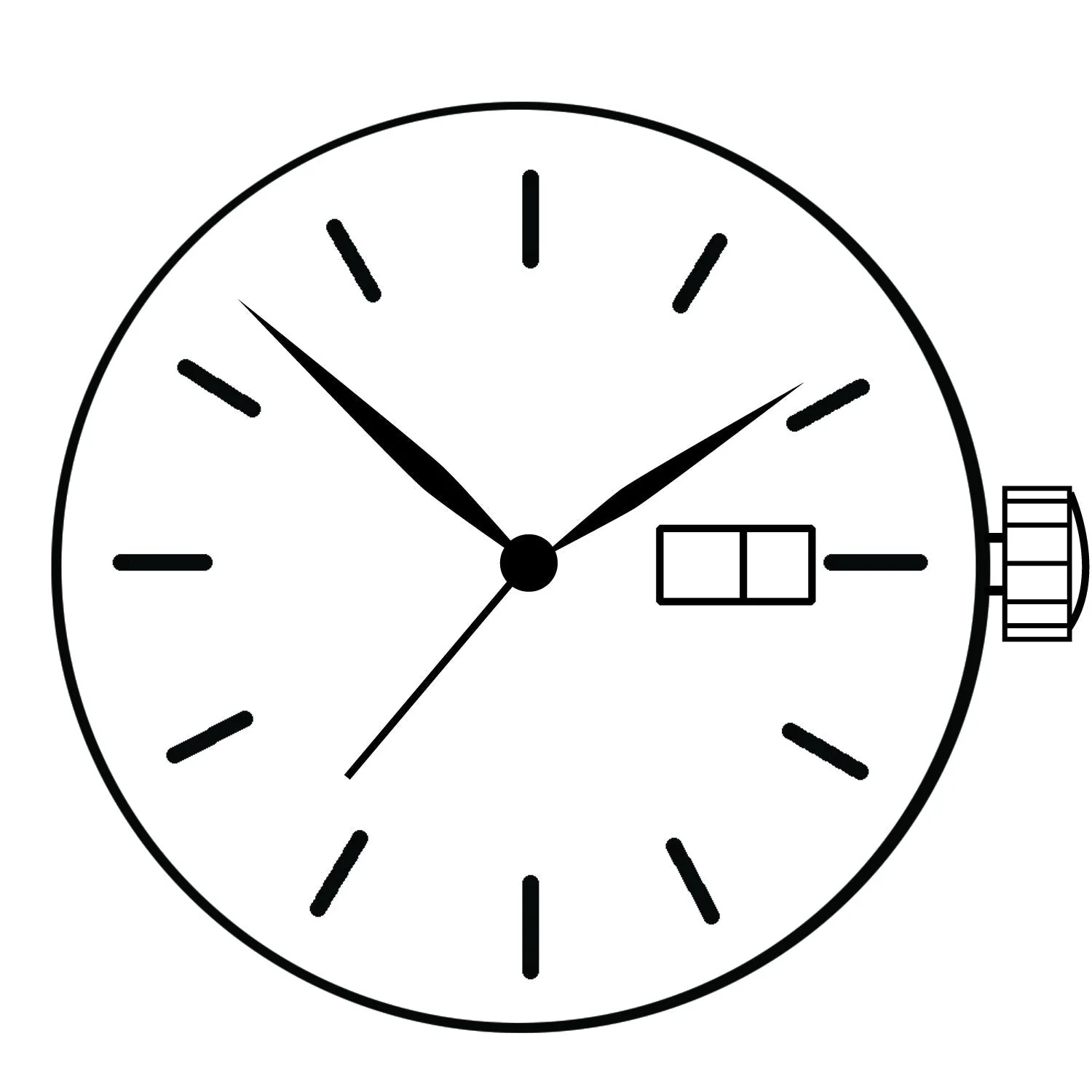 Hattori VX13 Japan Quartz Movement Ht. 4.10MM - Image 2