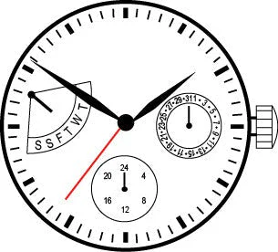 Hattori VX3S Japan Quartz Movement Ht. 5.80MM - Image 2