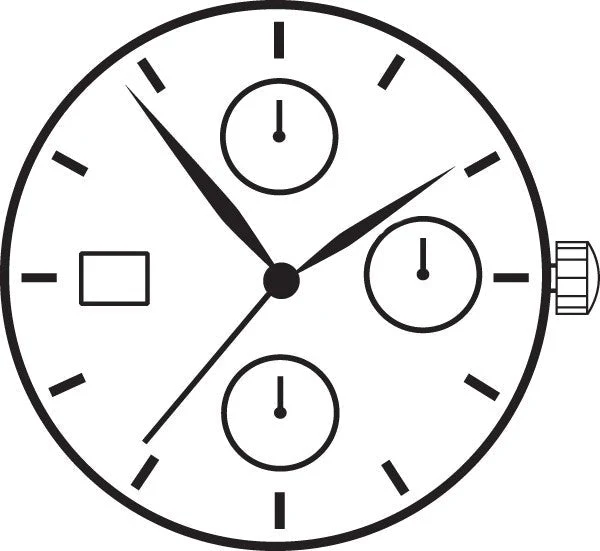 Hattori YM15 Japan Quartz Movement Ht. 6.68MM - Image 2