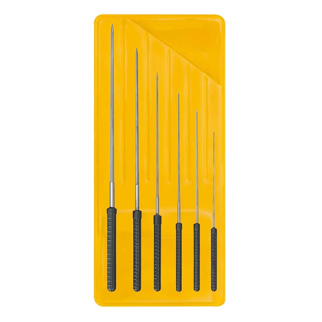 Horotec MSA 02.150 Assortment of 5 Side Conical Cutting Broaches with Plastic Handle