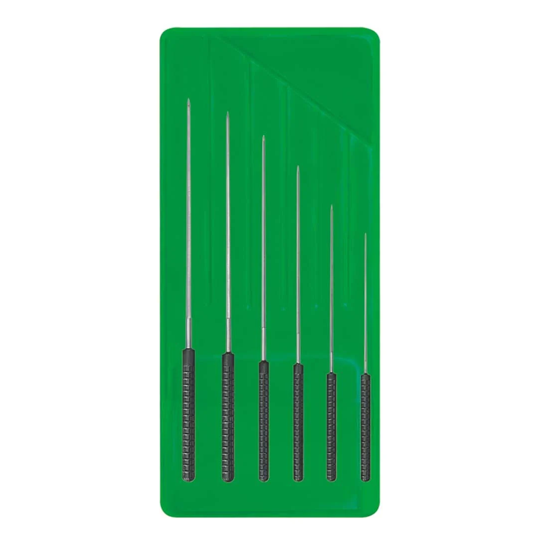 Horotec MSA 02.151 Assortment of 5 side Conical Broaches with Plastic Handle