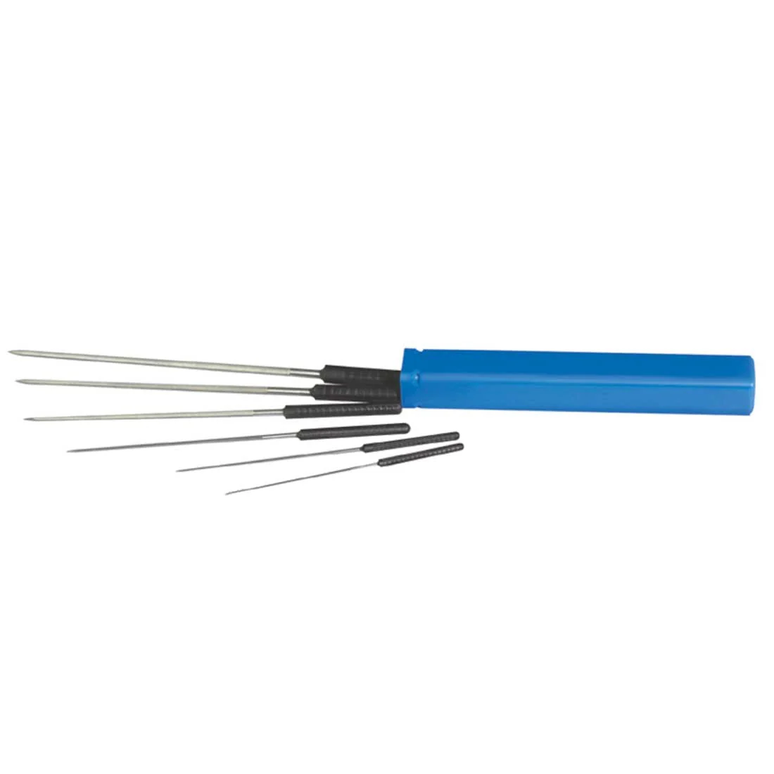 Horotec MSA 02.152 Assortment of 5 Side Conical Cutting Broaches with Plastic Handle