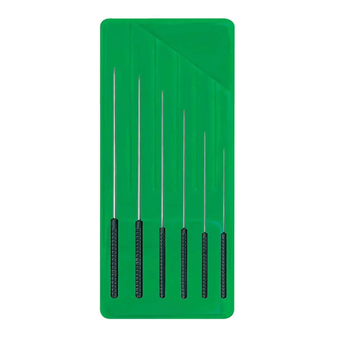 Horotec MSA 02.221 Assortment of 6 Smoothing Broaches with Plastic Handle
