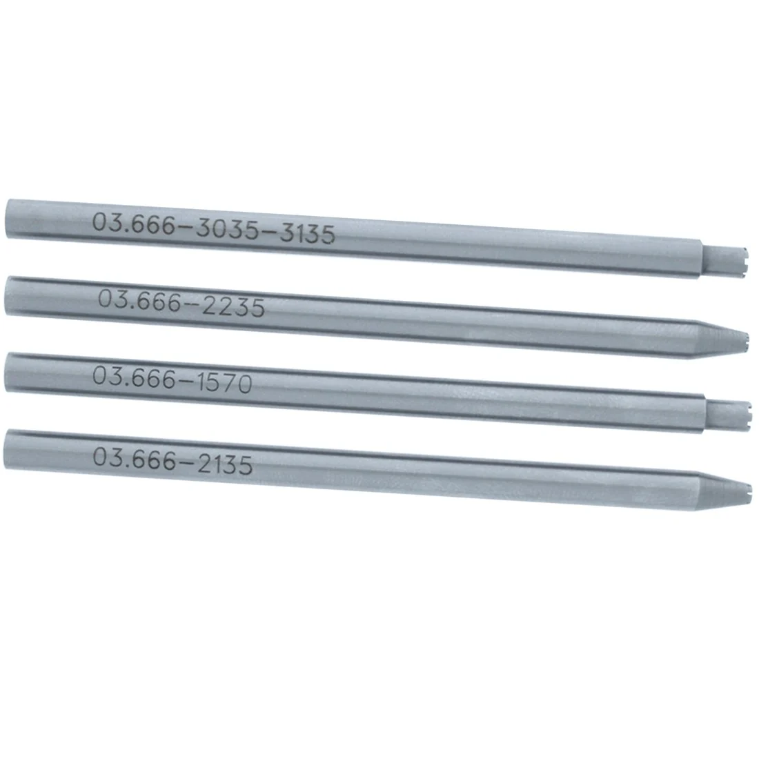 Horotec MSA 03.666 Set of 4 Punchers for Rolex Calibres 1570, 2135, 2235, 3035 / 3135