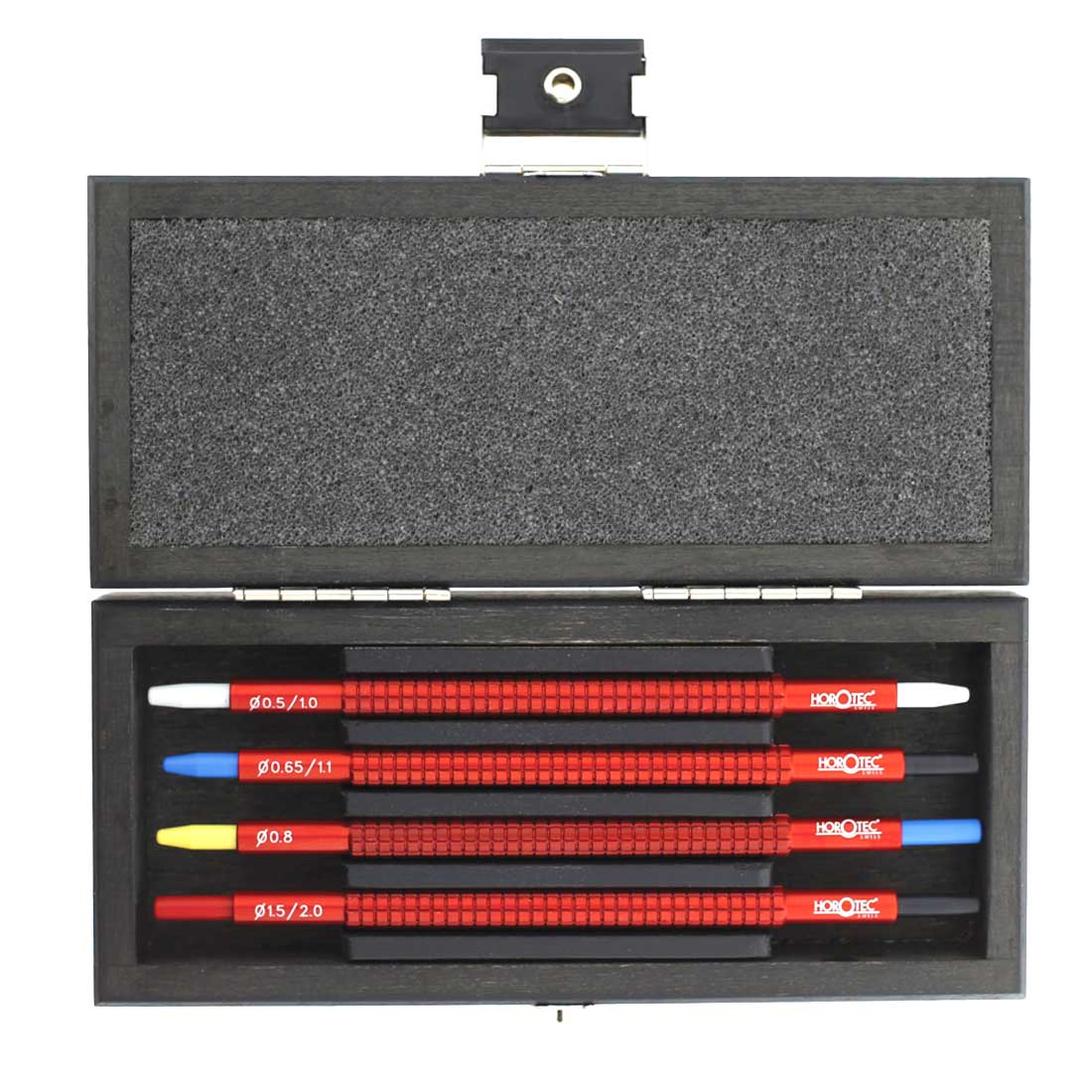 Horotec MSA 05.023 Set of 4 Hand Setting Tools with Box